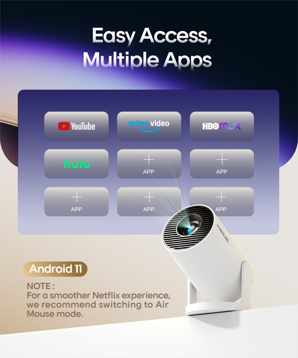 Cinematic 4k Mini Projector